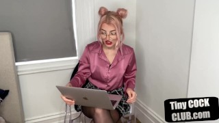 Sph cam domme rating and humiliating tiny cock submissions