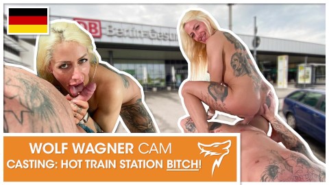 PUBLIC in BERLIN : Tattooed Harleen van Hynten loves a good dick ride! WolfWagnerCom