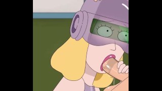 The Only Sex Scene In Rick And Morty's A Way Back Home Part 41 Is A Sexbot Blowjob By