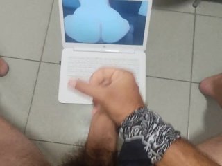 solo masturbation, doggystyle, solo male, big ass