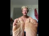 Foot worship video for you goons