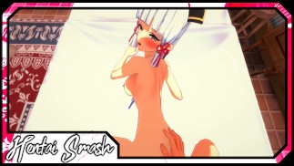 Kamisato Ayaka gets pounded from your POV - Genshin Impact Hentai.