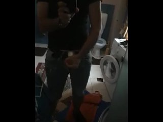 Mirror handjob
