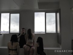 Video These 3 models are actually my sucktoys - ENMARCHENOIRE The Blowjob Harem