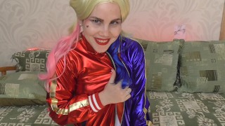 DC Comics' Harley Quinn Masturbates And Cums Hot