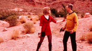 Star Trek Reconstrucción Humanidad Remolque (El alférez Delilah recibe creampie por el capitán)