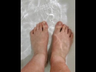 Size 12 Feet under Water