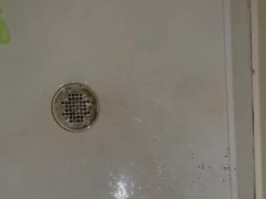 Piss in shower after communing hard