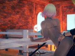 【性格自分勝手でわがまま】 AI少女プレイ動画(金髪爆乳ギャルOL編)3DCGエロゲーム【Hentai Game Ai Shoujyo】Big tits blonde Gal officeworker