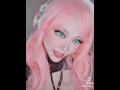 pink hair girl dance mmd streamer gamer twitch girl hot asian