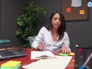 Preview 1 of Horny Teen Receptionist almost busted Masturbating at work