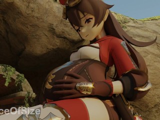 Water Inflation Genshin Impact [giantess Growth]