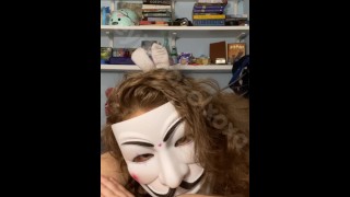 Sexy Anonymous Girl Teen Tiktok Bugs Bunny Challenge ...
