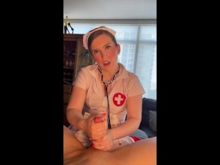 Femdom Nurse Owns and Jerk off Cock Full Video on OnlyFans