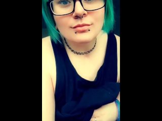 emo girl, alternative girl, pierced, phat ass white girl