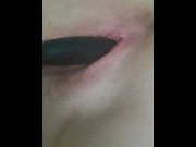 Preview 5 of Hot teen masturbates with a hair brush!