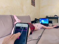 Video I caught a stepsister masturbating while playing Genshin Impactt and fucked her