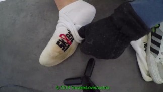 Потные белые сперма-Sk8erboy-носки