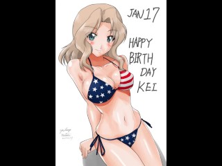 Fap to the beat challenge Kay Girls_Und Panzer