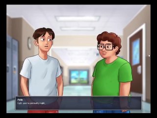 Chica Juega_video juegos +18 - Gameplay SummerTime Saga