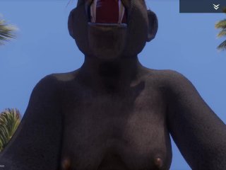 Wild Life /_Black Furrie Panther Girl POV