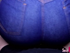 Video Hot Assjob Lap Dance in Jeans and then in Thongs