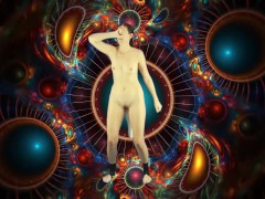 Part 1. Julia V Earth is a sexy dancer to Asian music in the great background, with a butt plug tail