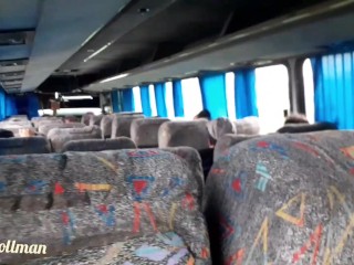 Me Follo a Despampanante Rubia En La Parte De Atrás Del Autobús a CDMX (video Real)