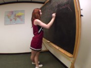 Preview 1 of Melody Jordan Jerks Off Teacher To Leave Detention