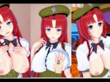 [Hentai Game Koikatsu! ]Have sex with Touhou Big tits Hon Meirin. 3DCG Erotic Anime Video.