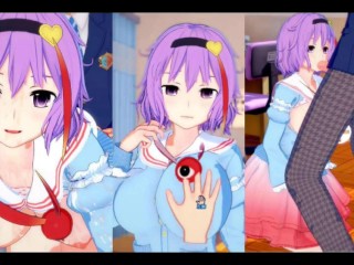 [gioco Hentai Koikatsu! ]fai Sesso Con Touhou Grandi Tette Satori Komeiji. Video Di Anime Erotiche 3
