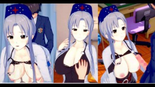 [Gioco Hentai Koikatsu! ]Fai sesso con Touhou Grandi tette Eirin Yagokoro. Video di anime erotiche3d