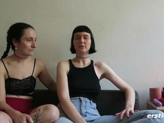 Unrestrained International Understanding with French Delfine & Australian Katie