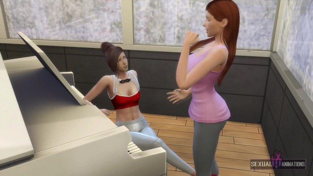 Piano Student Has Discomfort and Her Teacher Gives Her a Special Massage - Sexual Hot Animations