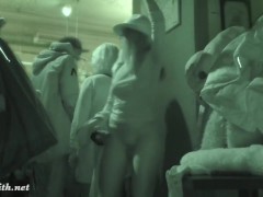 Very Crowded Party! Caught By Security