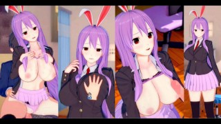 [Hentai Game Koikatsu! ] Faça sexo com Touhou Peitões Reisen Udongein Inaba. Vídeo 3DCG Anime Erótic