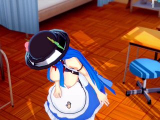 【エロゲーコイカツ！】東方 比那名居天子3DCGアニメ動画(東方Project)[Hentai Game Koikatsu! Touhou Tenshi Hinanawi(Anime 3DCG Vid