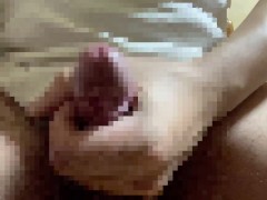 「アッ///」深夜にAV見ながらこっそりオナニーで特濃精子ぶちまける～オナニー中毒～ - Screenshot 2 of 16 - Ejaculation