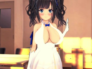 Danmachi: Hestia Works Huge Tits and does Doggy 3D Hentai