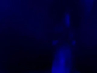 blue light, female orgasm, babe, ebony