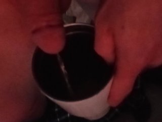 Peeing in a cup