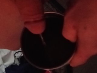 Peeing in a cup