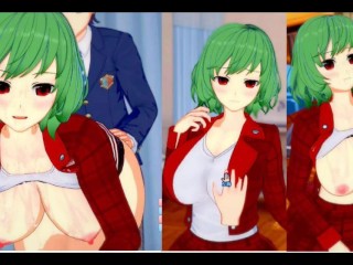 [hentai Game Koikatsu! ]have Sex with Touhou Big Tits Yuuka Kazami.3DCG Erotic Anime Video.