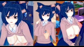 [¡Juego Hentai Koikatsu! ] Tener sexo con Touhou Big tits Shion Yorigami.Video de anime erótico 3DCG