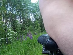 Naked Cyclist and Lupine Field - Screenshot 15 of 16 - Public Flash