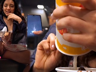 Ruby and Jacob - Latina Loves Macdonals Ice Cream with Hot Cum
