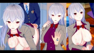 [Хентай-игра Коикацу! ] Займитесь сексом с Touhou Большие сиськи Sagume Kishin.3DCG Эротическое аним
