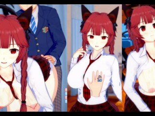 [hentai Gra Koikatsu! ] Uprawiaj Seks z Touhou Duże Cycki Ran Yakumo.3DCG Erotyczne Wideo Anime.