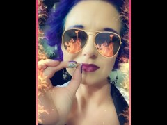 Laura Loves Smoking with faces from Snap 