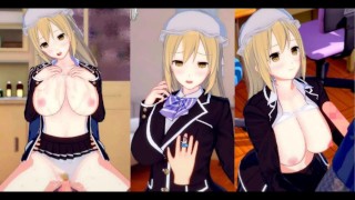 [Hentai Game Koikatsu! ] Sex s Re nula Velké kozy Maribel Hearn.3DCG Erotické anime video.
